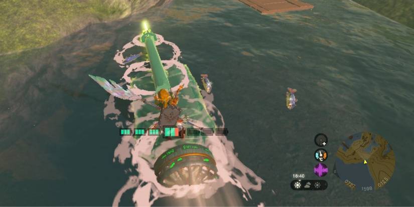 totk tears of the kingdom stealthfin trout beam boat