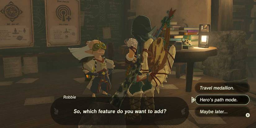 Unlocking new features for the Purah Pad in Zelda: Tears of the Kingdom.