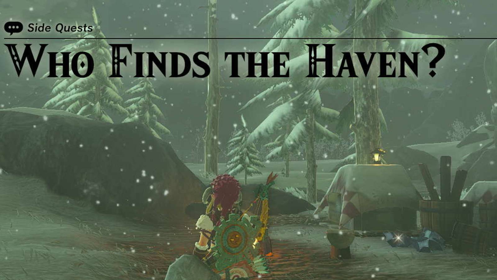 Who Finds The Haven quest in Zelda: Tears of the Kingdom.