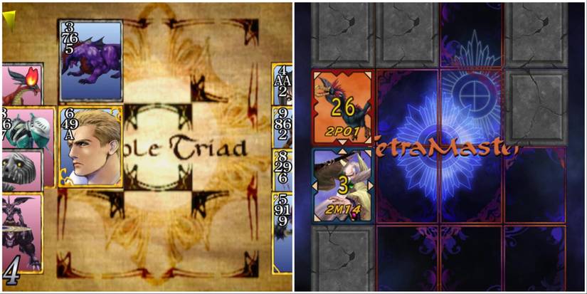 Triple Triad in Final Fantasy 8 and Tetra Master in Final Fantasy 9