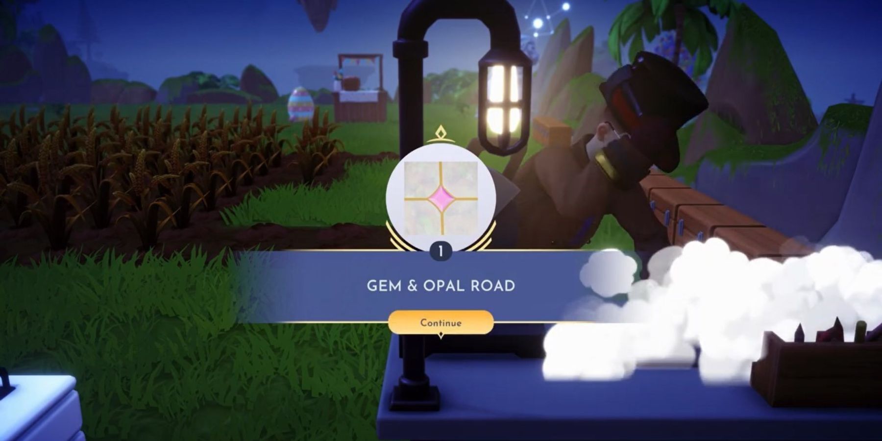 crafting a gem and opal road disney dreamlight valley