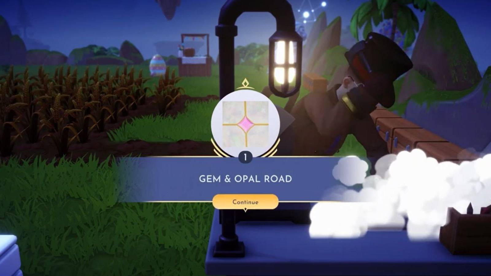 crafting a gem and opal road disney dreamlight valley