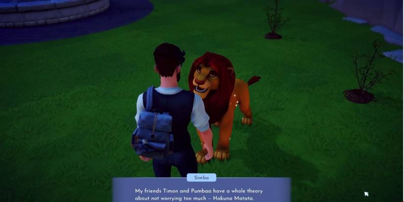 talking to simba hakuna matata dreamlight valley