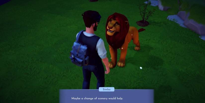 speaking with simba dreamlight valley