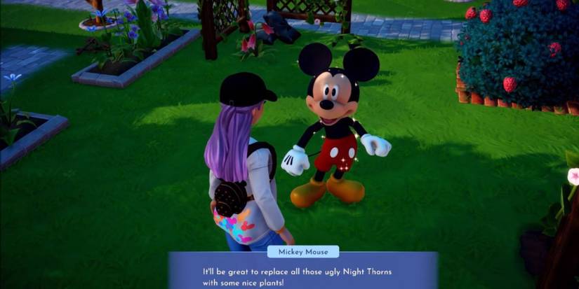 talking to mickey dreamlight valley