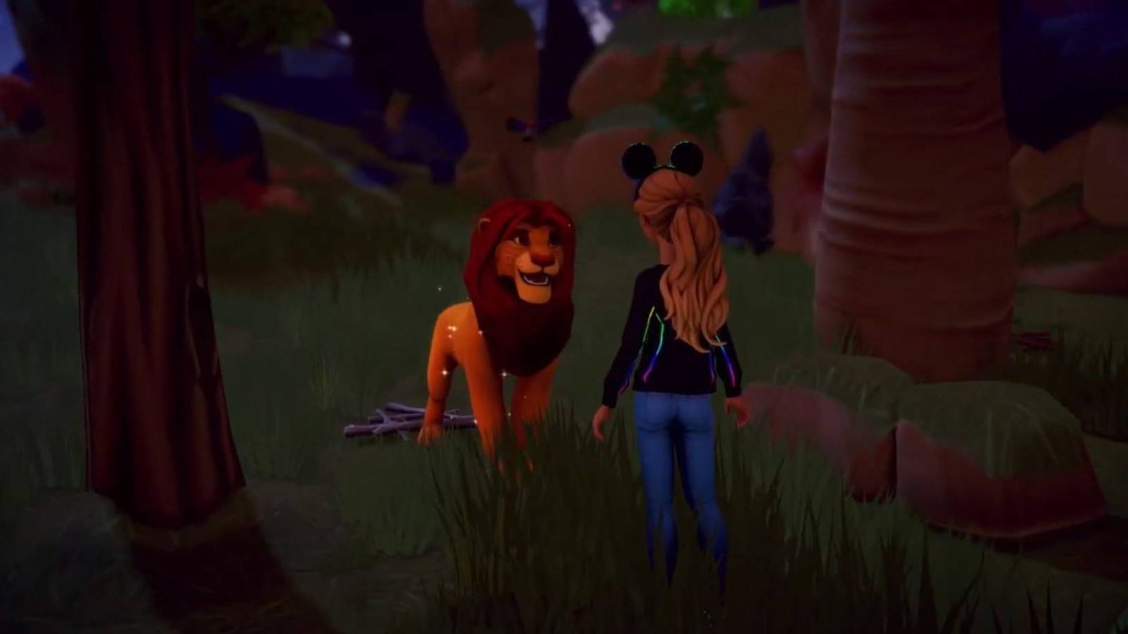 speaking with simba dreamlight valley