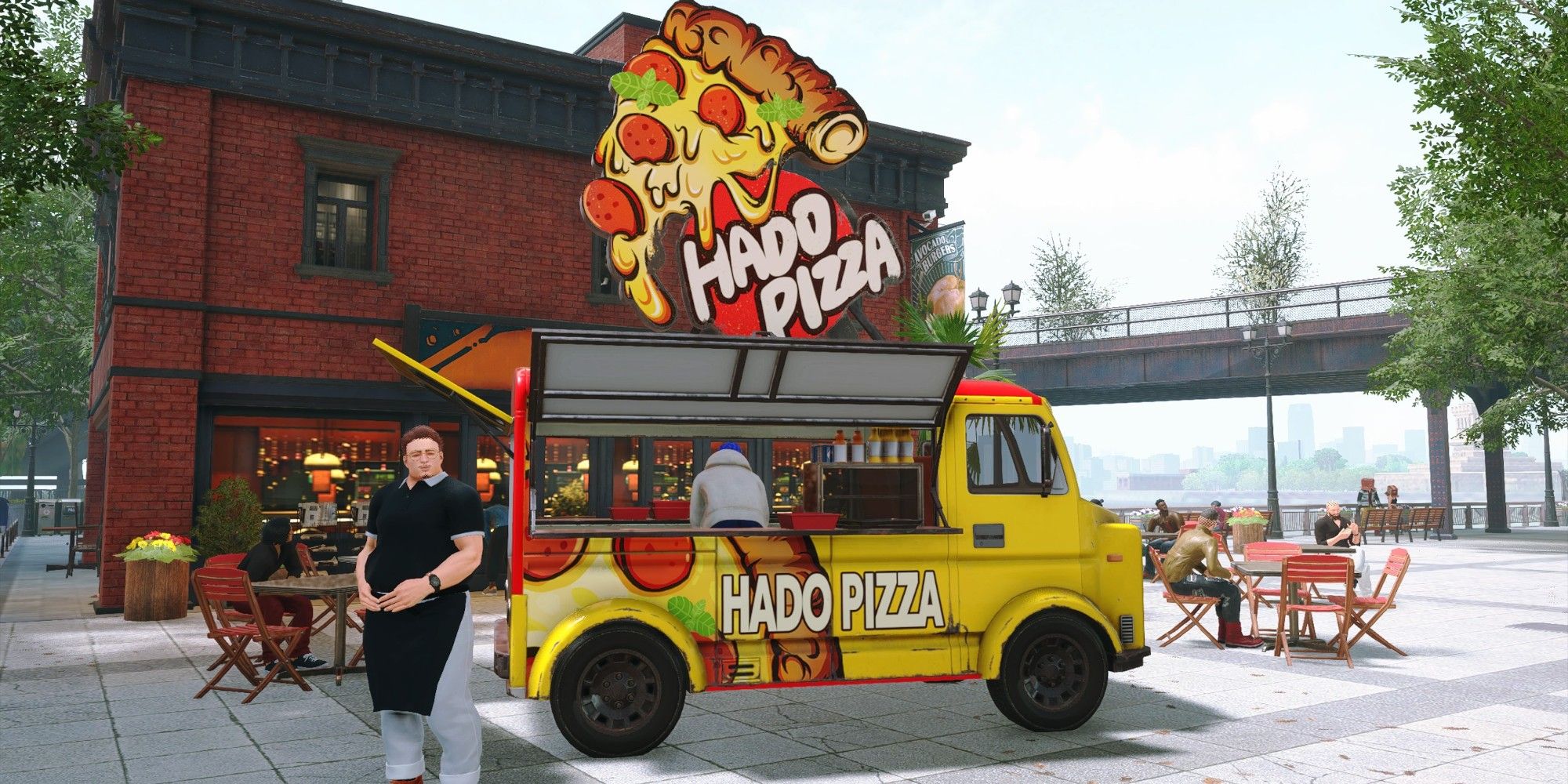 the hado pizza truck in street fighter 6