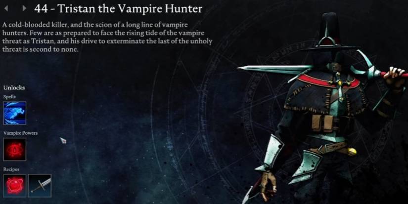 V Rising Tristan The Vampire Slayer Greatsword Recipe
