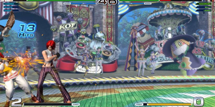 Vanessa smacking her opponent