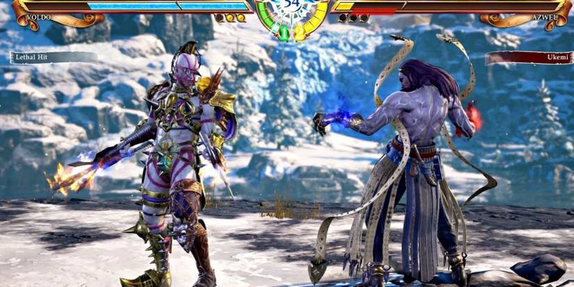 Voldo battling Azwel