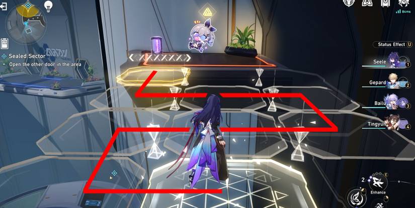 volume one sealed sector difficulity 1 graffiti 2 location in honkai star rail