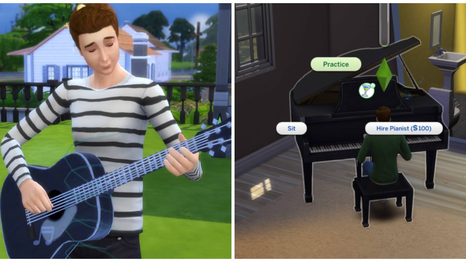 Writing a song in The Sims 4