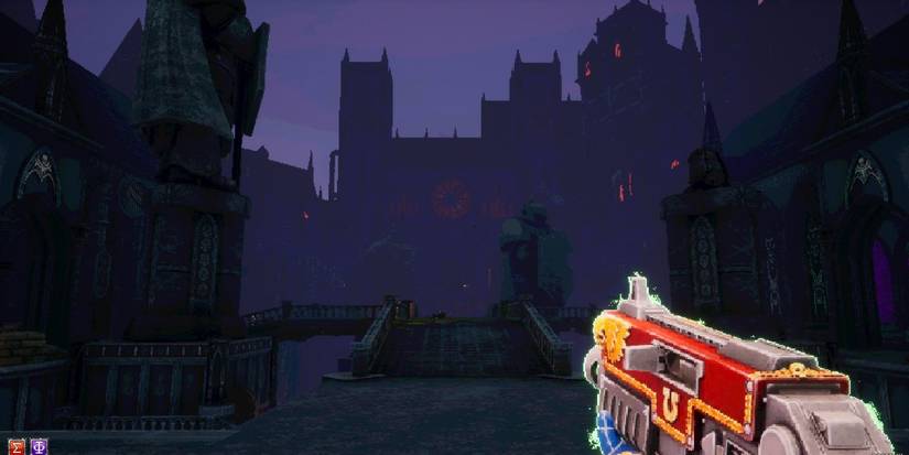 Warhammer 40000 Boltgun Statue Area