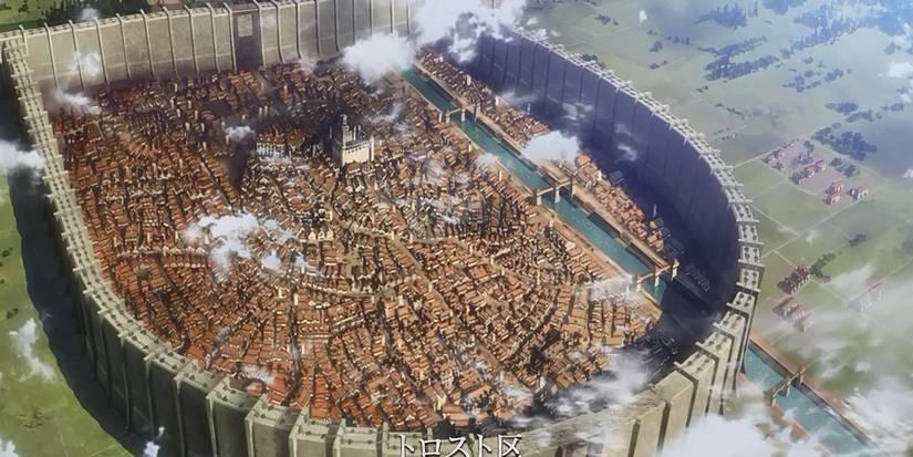 Attack On Titan the walls