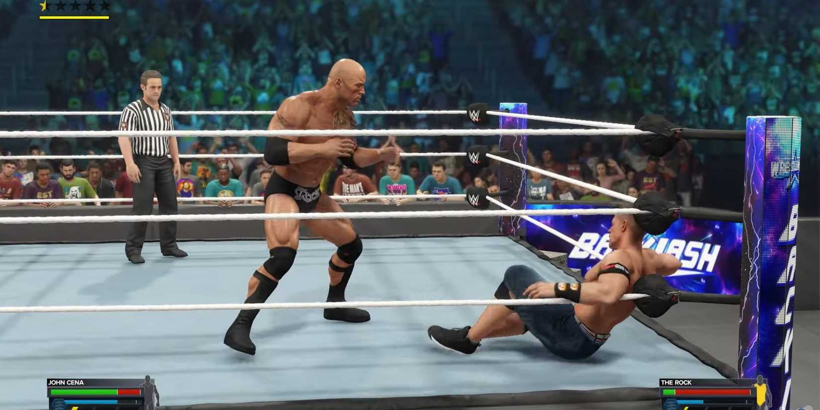 wwe 2K23 john cena and the rock