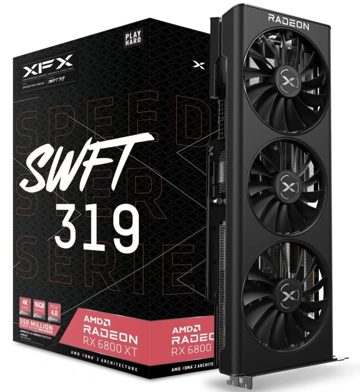 XFX Speedster SWFT 319 AMD Radeon RX 6800 XT CORE