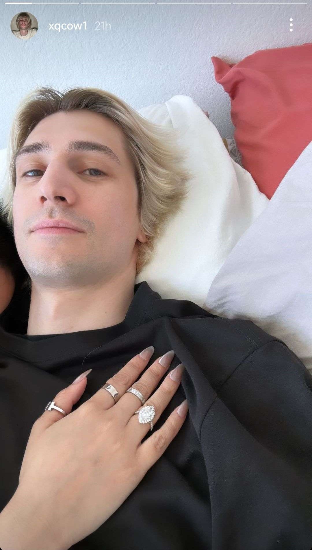 FRAN confirms relationship with xQc in Instagram story and