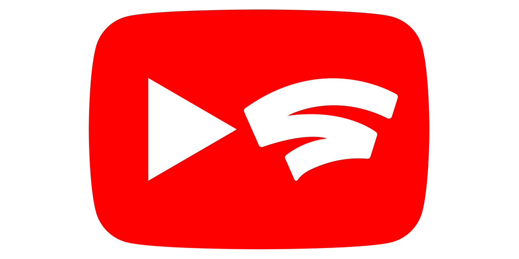 YouTube Google Stadia logos blended
