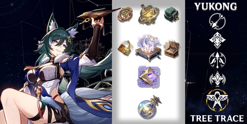 yukong skill tree trace materials in honkai star rail