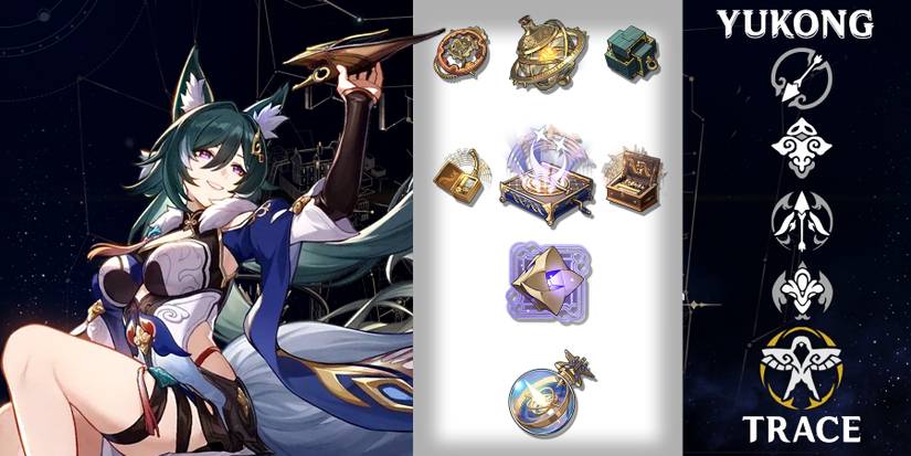 yukong trace materials in honkai star rail