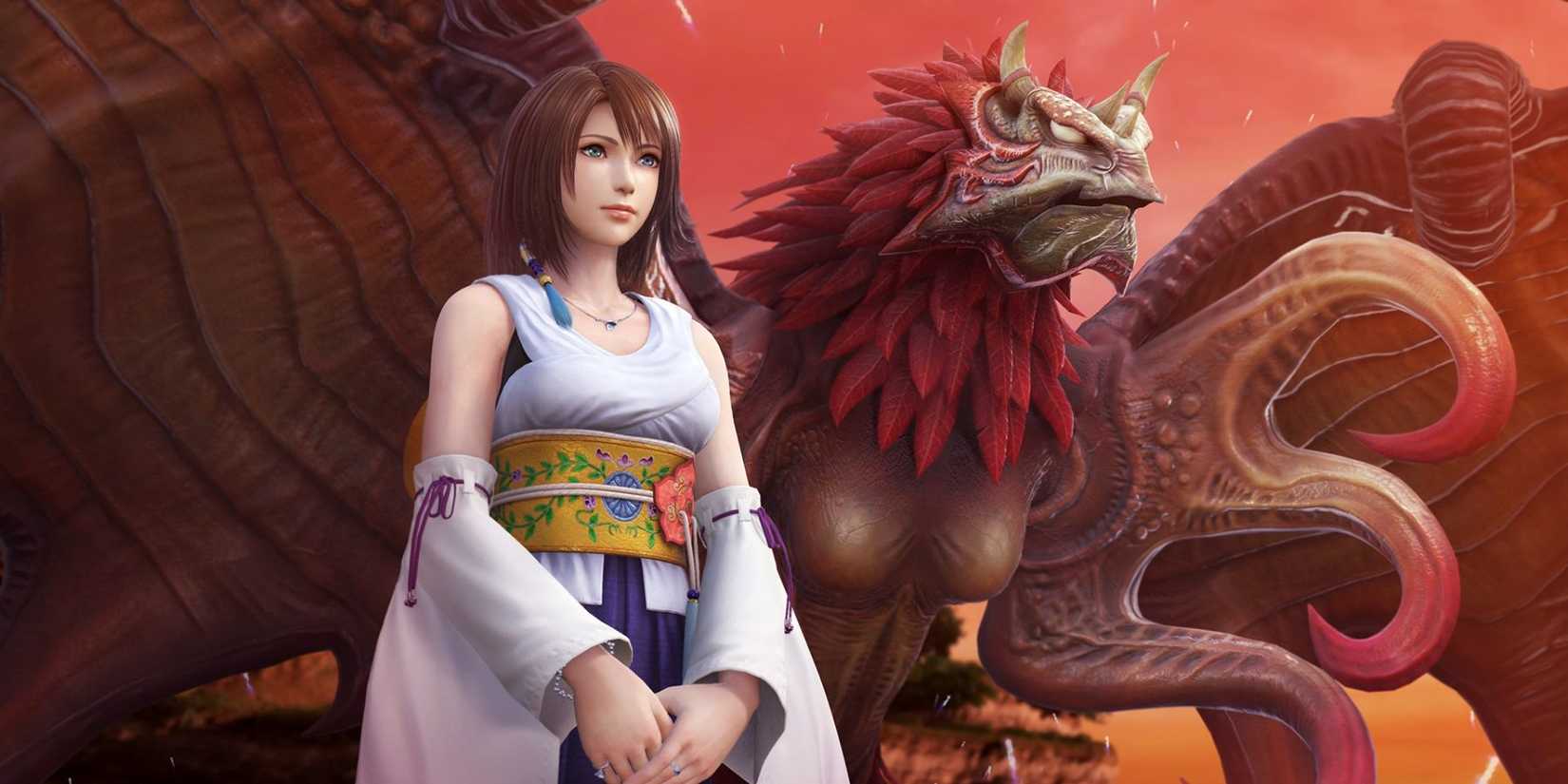 Yuna summoning Valefor