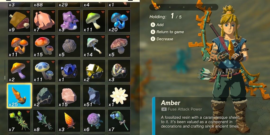 Unleashing the Power of Amber in Zelda: Tears of the Kingdom