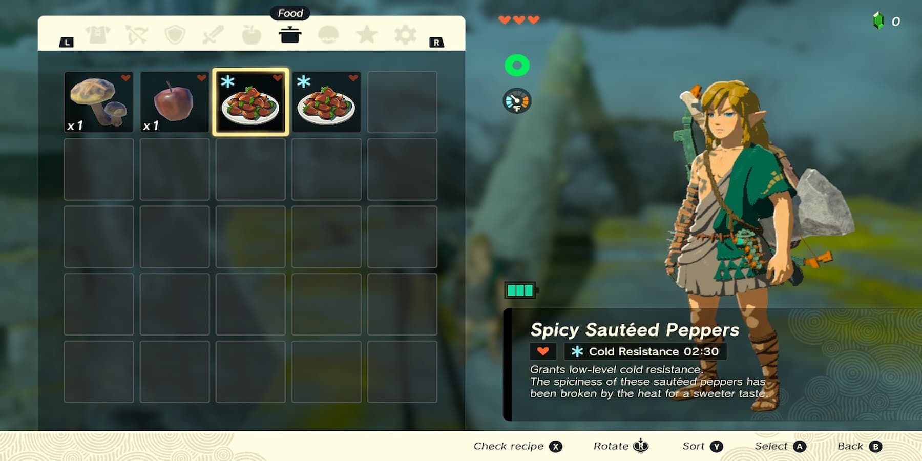 Zelda-Tears-of-the-kingdom-spicy-peppers