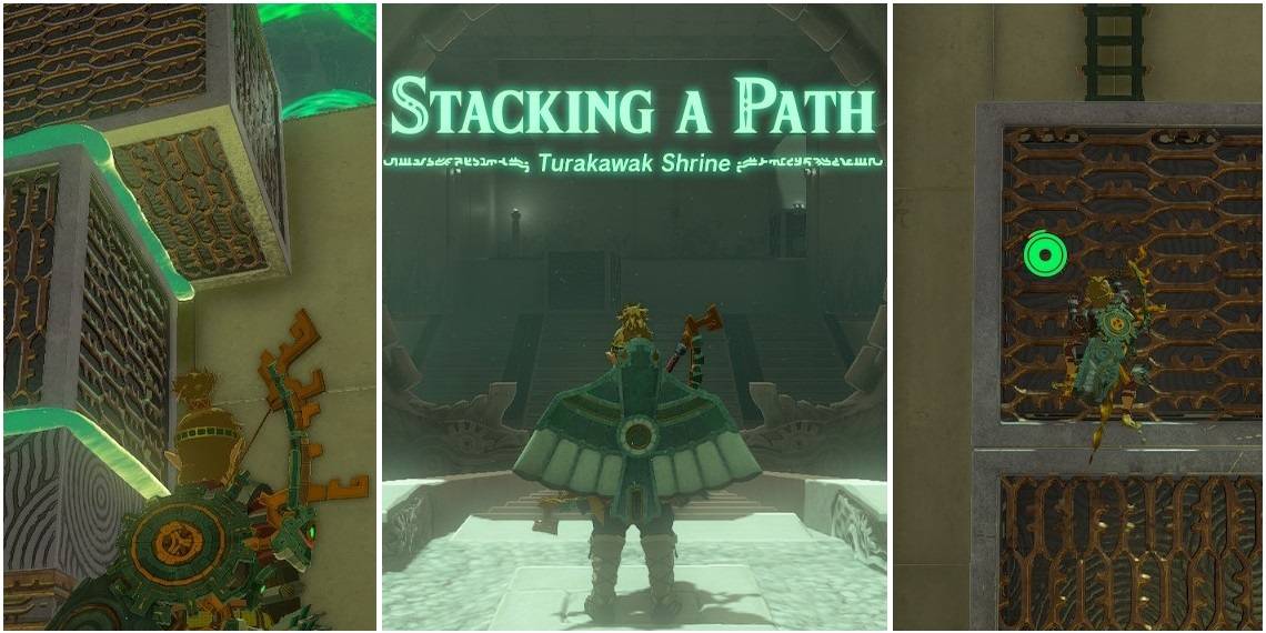 Zelda: Tears of the Kingdom - Turakawak Shrine (Guía para apilar un camino)