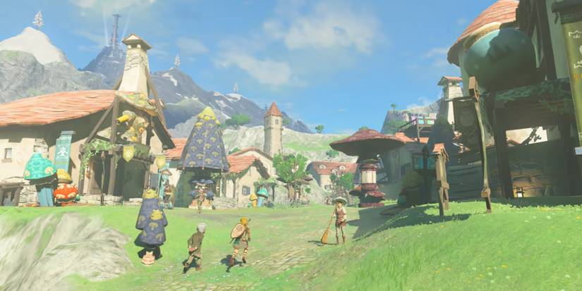 Zelda TOTK Hateno Village
