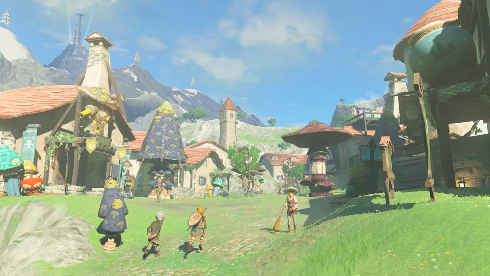 Zelda TOTK Hateno Village