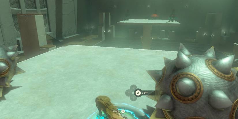 zelda totk Kimayat Shrine spiky ball