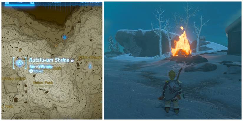 Zelda totk Rutafu-um Shrine map