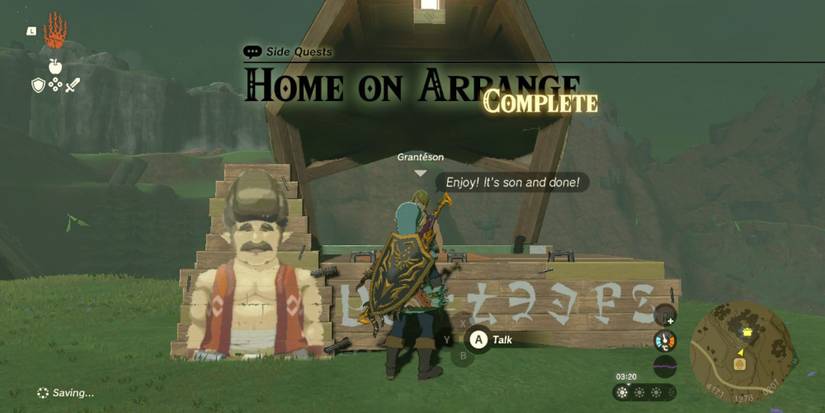 Zelda_ Tears of the Kingdom - How To Store Weapons home on arrange