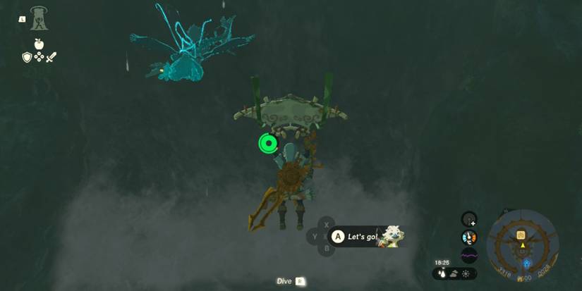 Zelda_ Tears of the Kingdom - Secret Treasure Under the Great Fish Walkthrough second waterfall