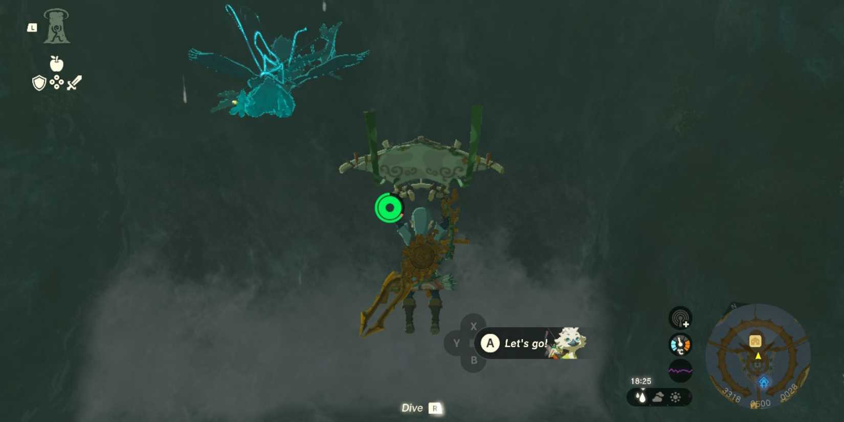 Zelda_ Tears of the Kingdom - Secret Treasure Under the Great Fish Walkthrough second waterfall