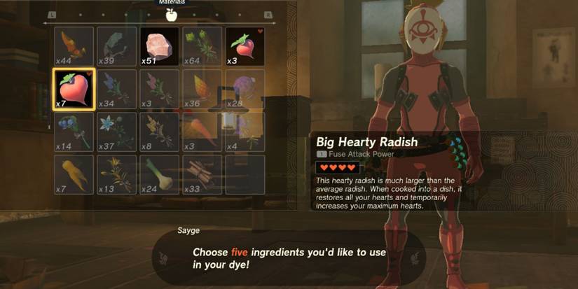 Zelda_ Tears of the Kingdom - Where To Find Hearty Radish dying