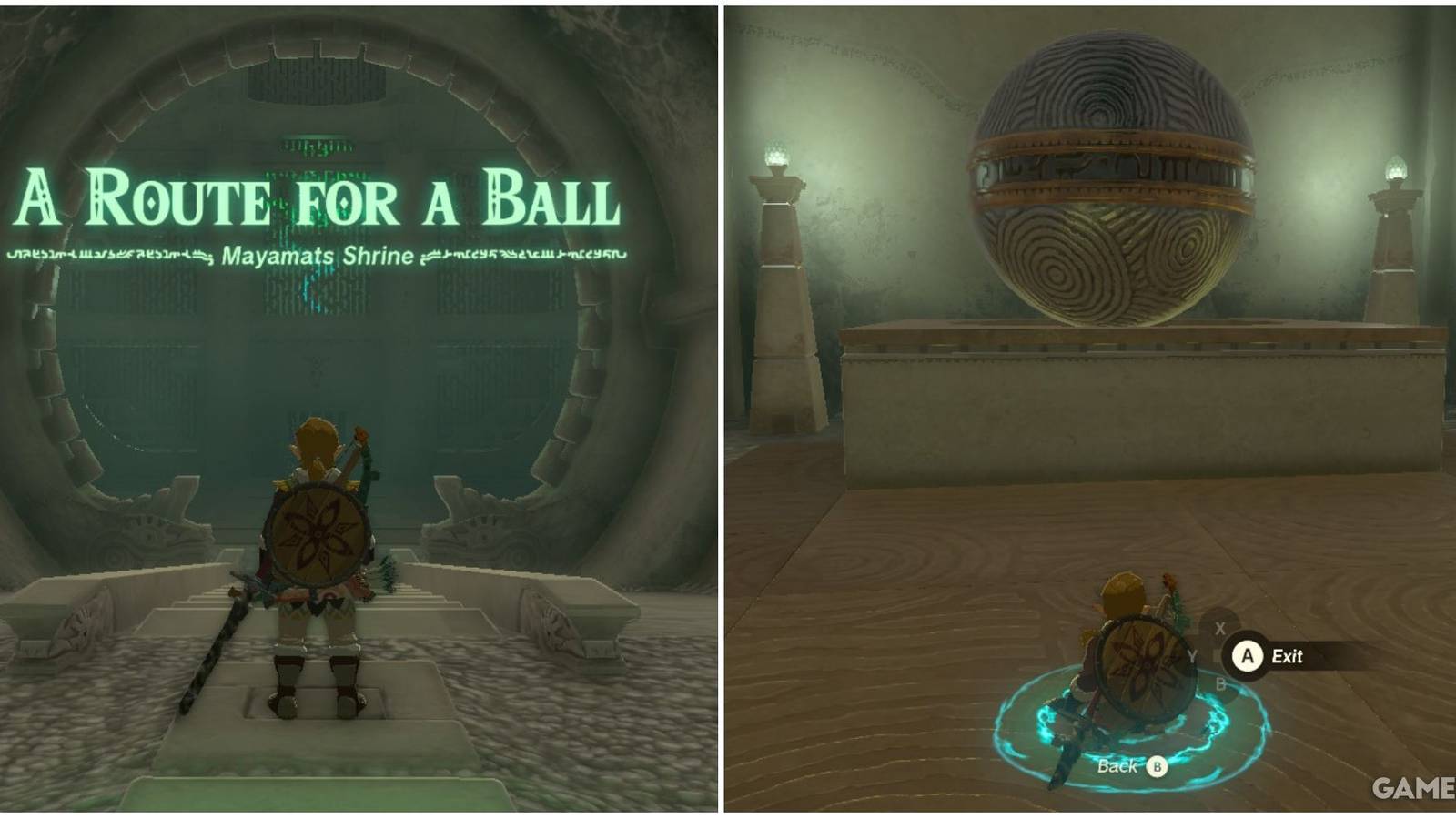 Zelda_ TotK - Mayamats Shrine Guide (A Route for a Ball)