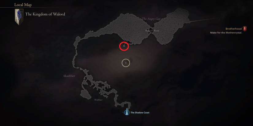 The Kingdom of Waloed map in Final Fantasy 16