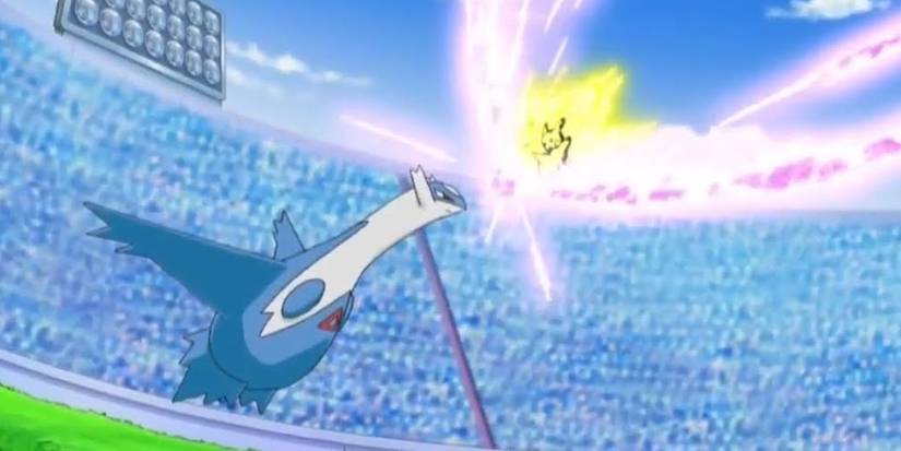 Pikachu Battling A Latios