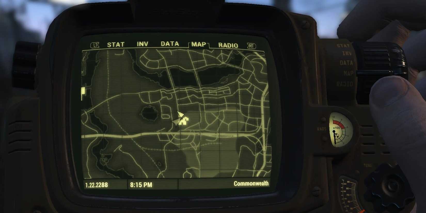 fallout 4 improved map and visible roads mod