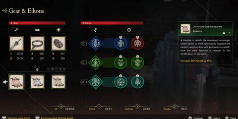 The On Fortune and the Heavens accessory in Final Fantasy 16