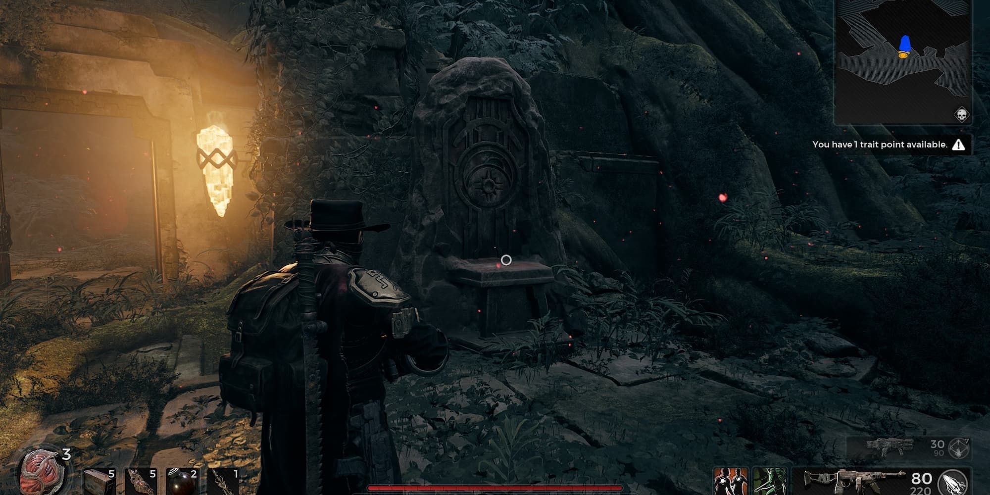 A Bloodmoon Altar in Remnant 2
