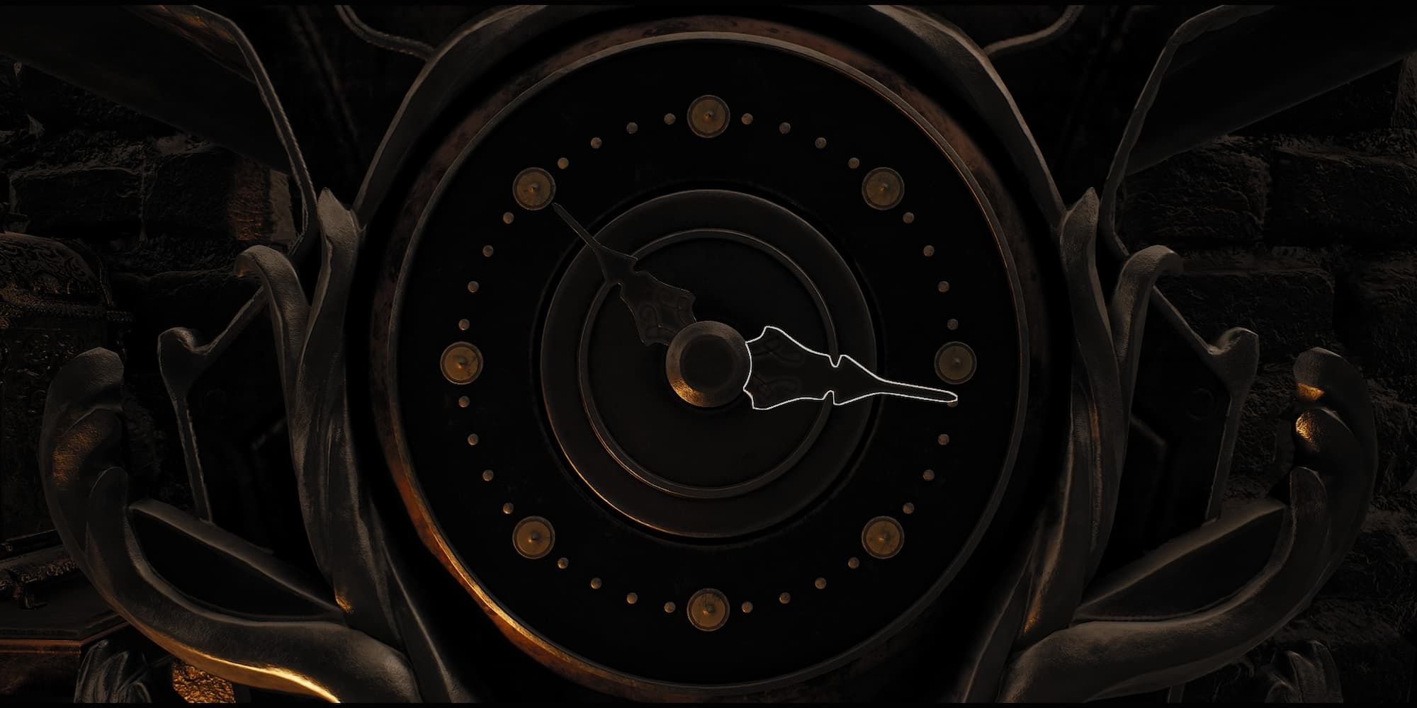 The correct clock configuration in Remnant 2's Lemark District 