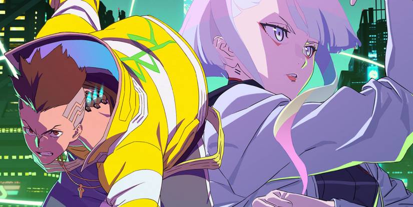 An image showing David and Lucy, David in an action-ready pose, and Lucy slightly zoomed in with her glowing cable ready to hack something or someone.