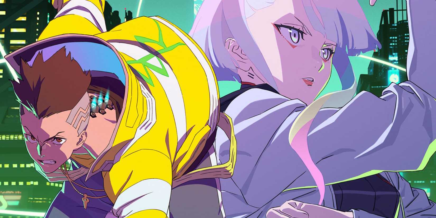 An image showing David and Lucy, David in an action-ready pose, and Lucy slightly zoomed in with her glowing cable ready to hack something or someone.