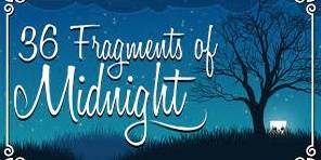 36 Fragments of Midnight title screen with a small white cube under a shadowed tree