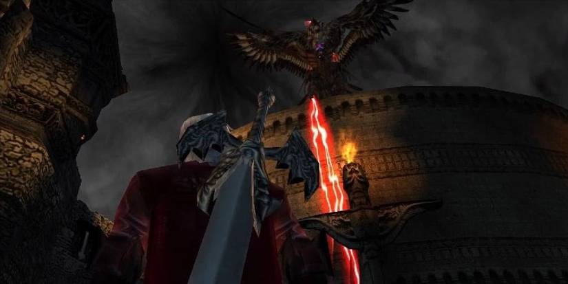 Dante Staring Down The Griffon