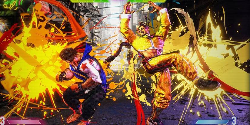 Luke Fighting Jamie Street Fighter 6