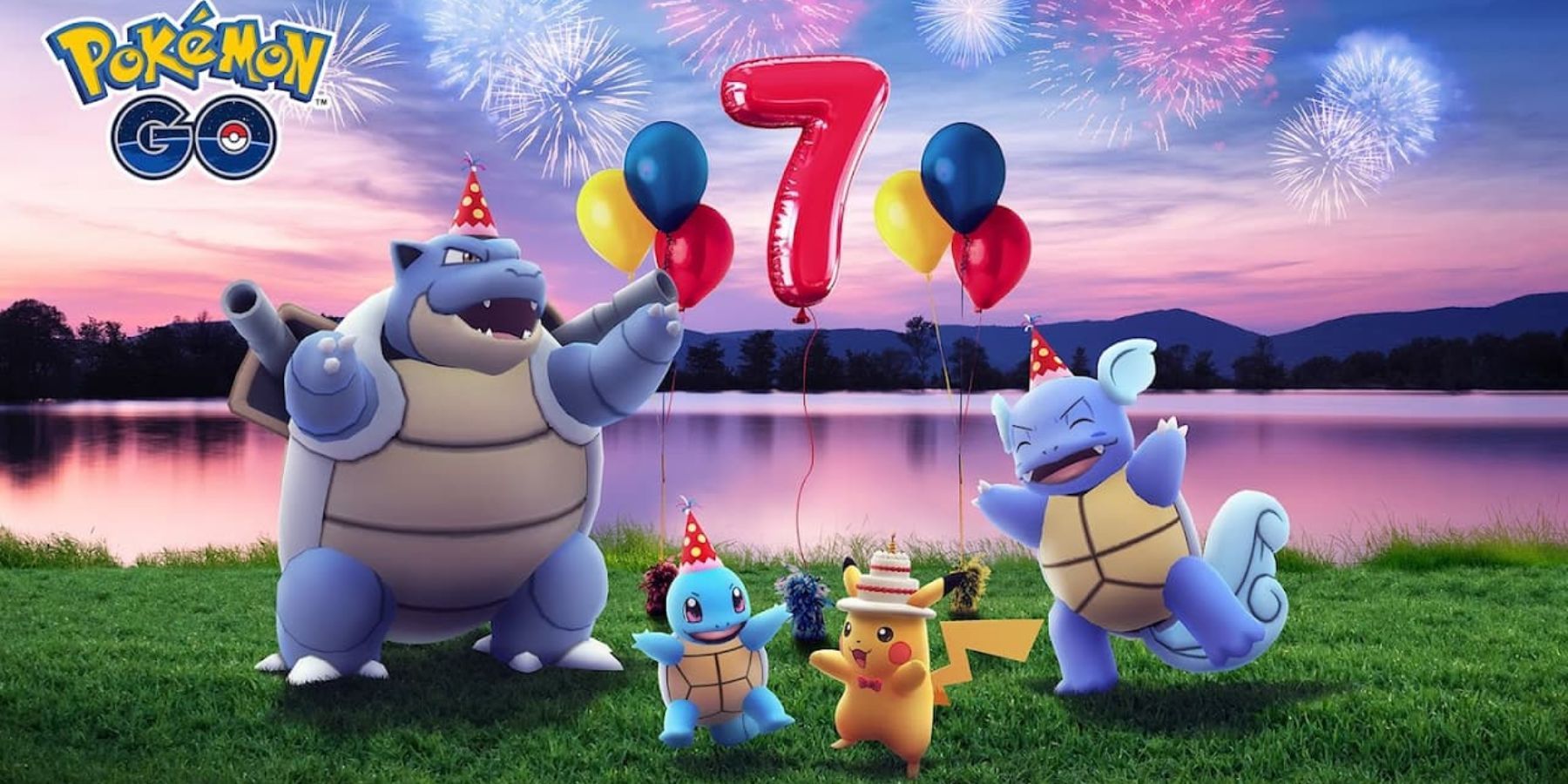 7th Anniversary Party event in Pokemon GO poster