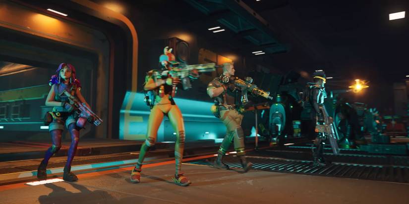 A squad roaming around